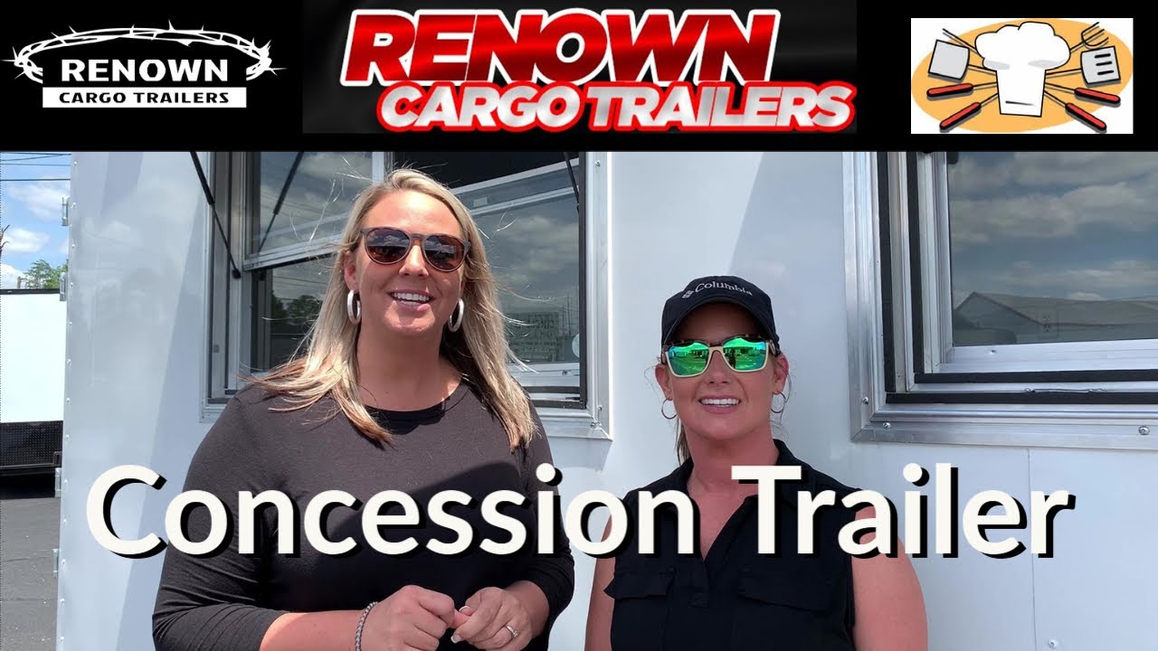 🌭 🍔 8.5X20 Concession Trailer Walk Around | Food Trailer | Mobile Business 🍟 🍕