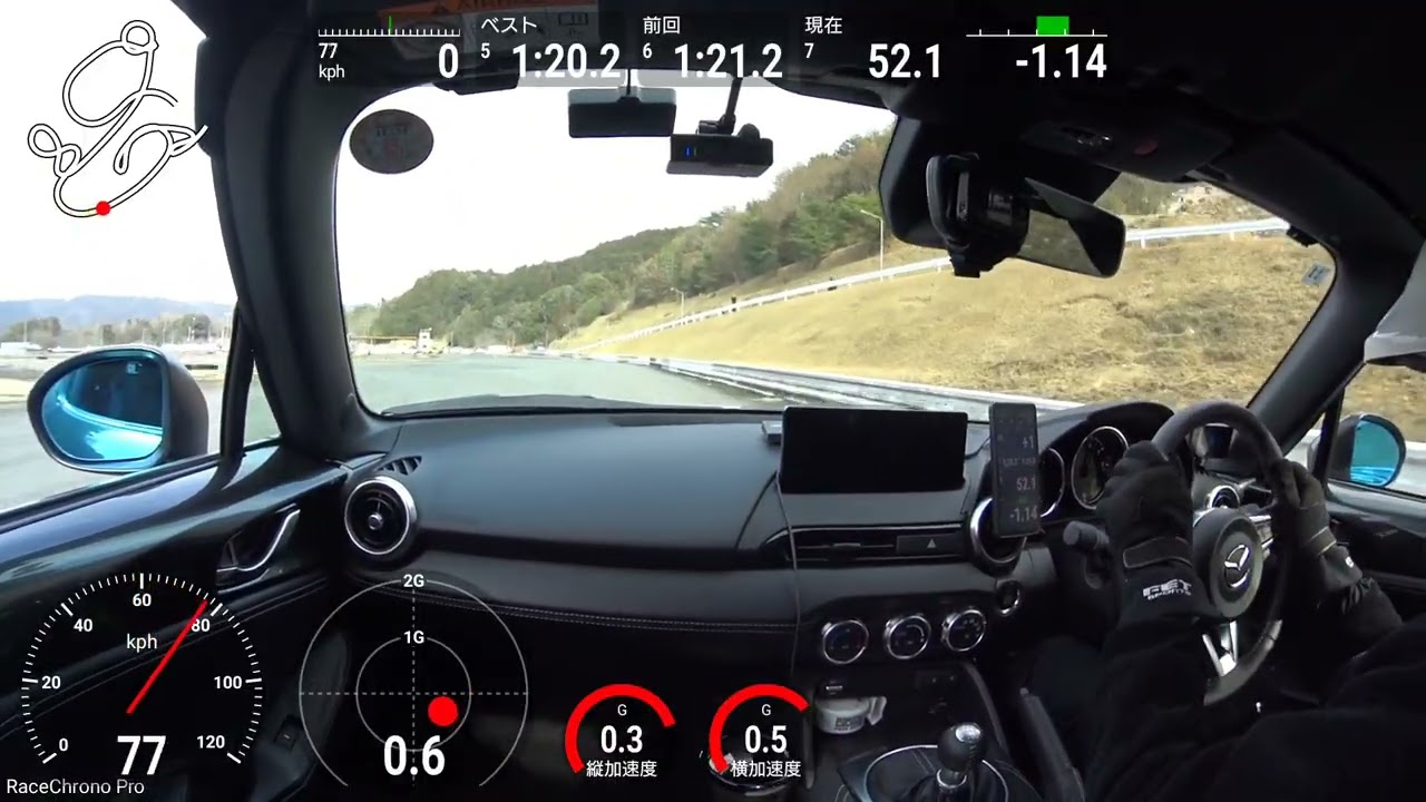 【ジムカーナ】2026 東海第1戦前日練習会 260214 ROADSTER-RF NDERE PN4 42 1500 INCAR 2NDBEST