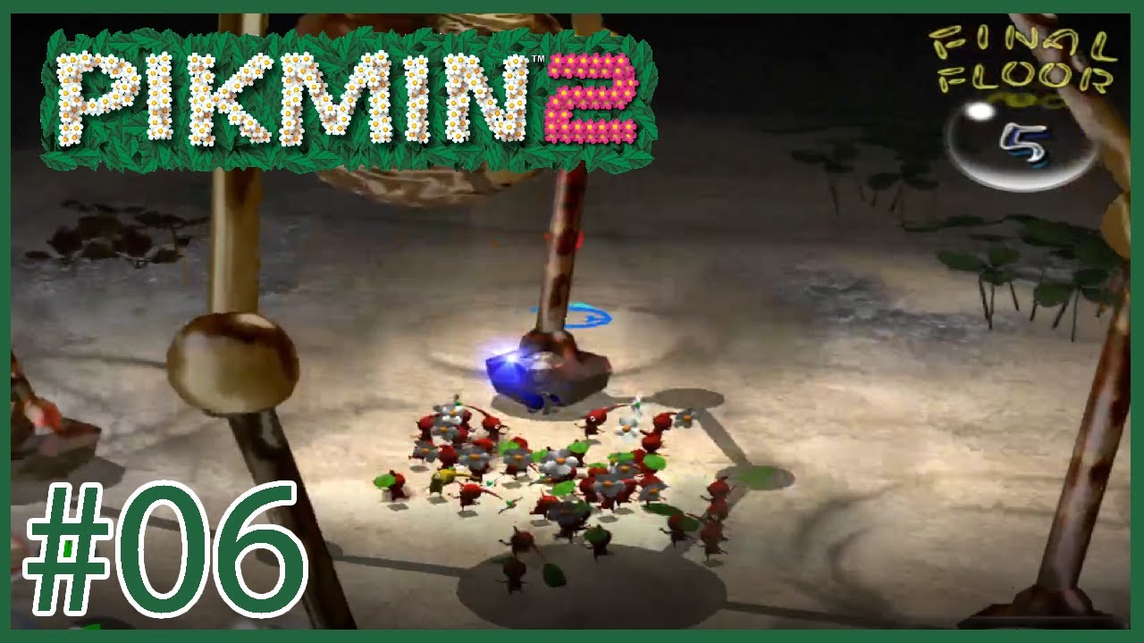 Pikmin 2 Walkthrough #06 - Day 7 - Citadel of Spiders