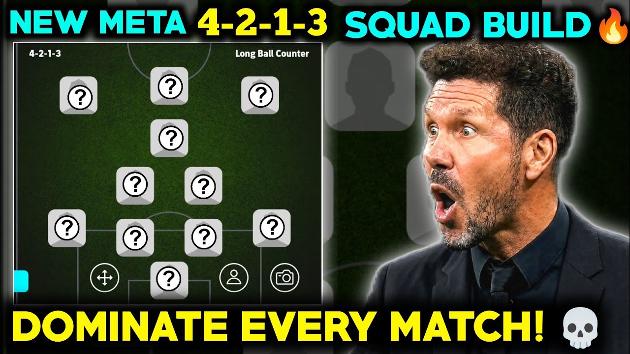 This 4-2-1-3 Dominates Every Match! 😱 | Best squad building + review ✅ Best formation in eFootball