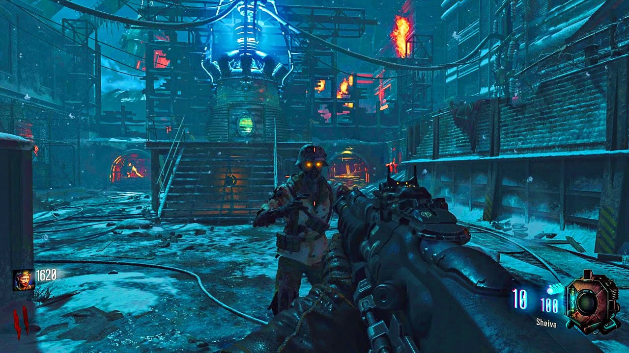 BLACK OPS 3 ZOMBIES: THE GIANT GAMEPLAY! (NO COMMENTARY)