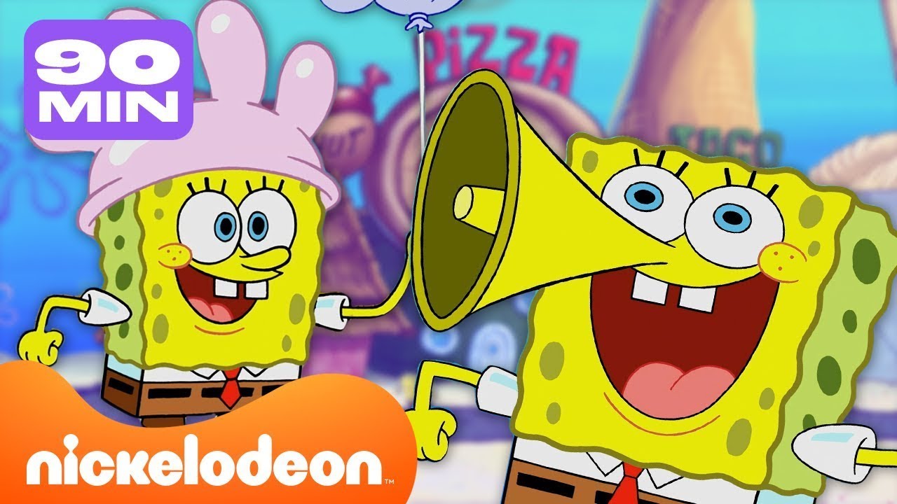 Bob L’éponge | Chaque Lieu à Bikini Bottom! | Compilation de 90 Minutes | Nickelodeon France