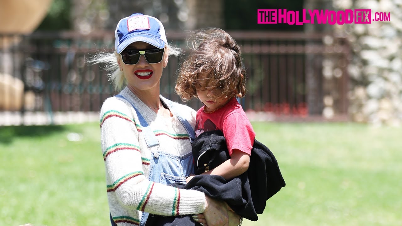Gwen Stefani Has A Blast At The Park With Her Kids In Beverly Hills 6.5.17 - TheHollywoodFix.com