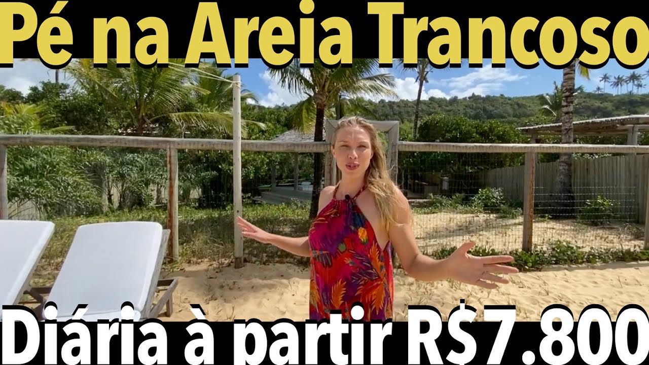 Casa Aluguel Temporada Trancoso Linda Casa com 03 Suítes Pé na Areia Temporada Casa de LUXO BRASIL