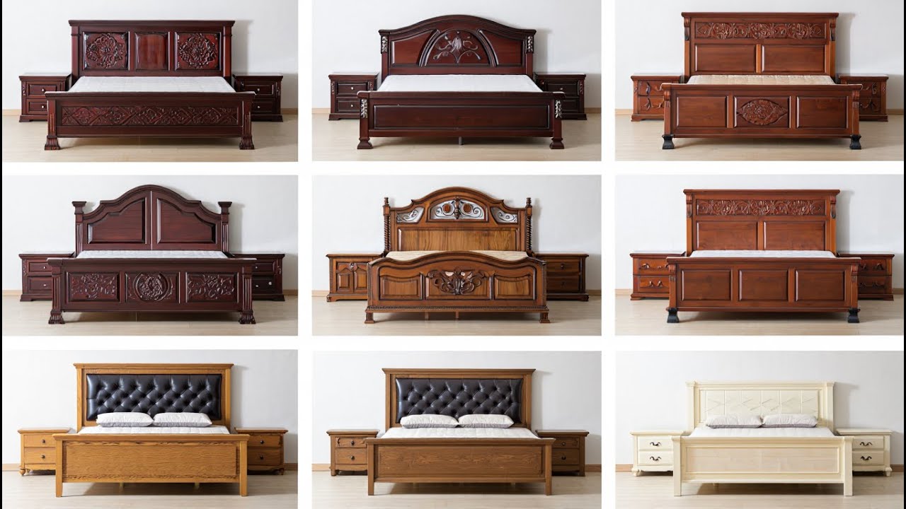 Top Wooden Bed Designs for 2025 | Modern & Stylish Double Bed Ideas | #bed #beddesign