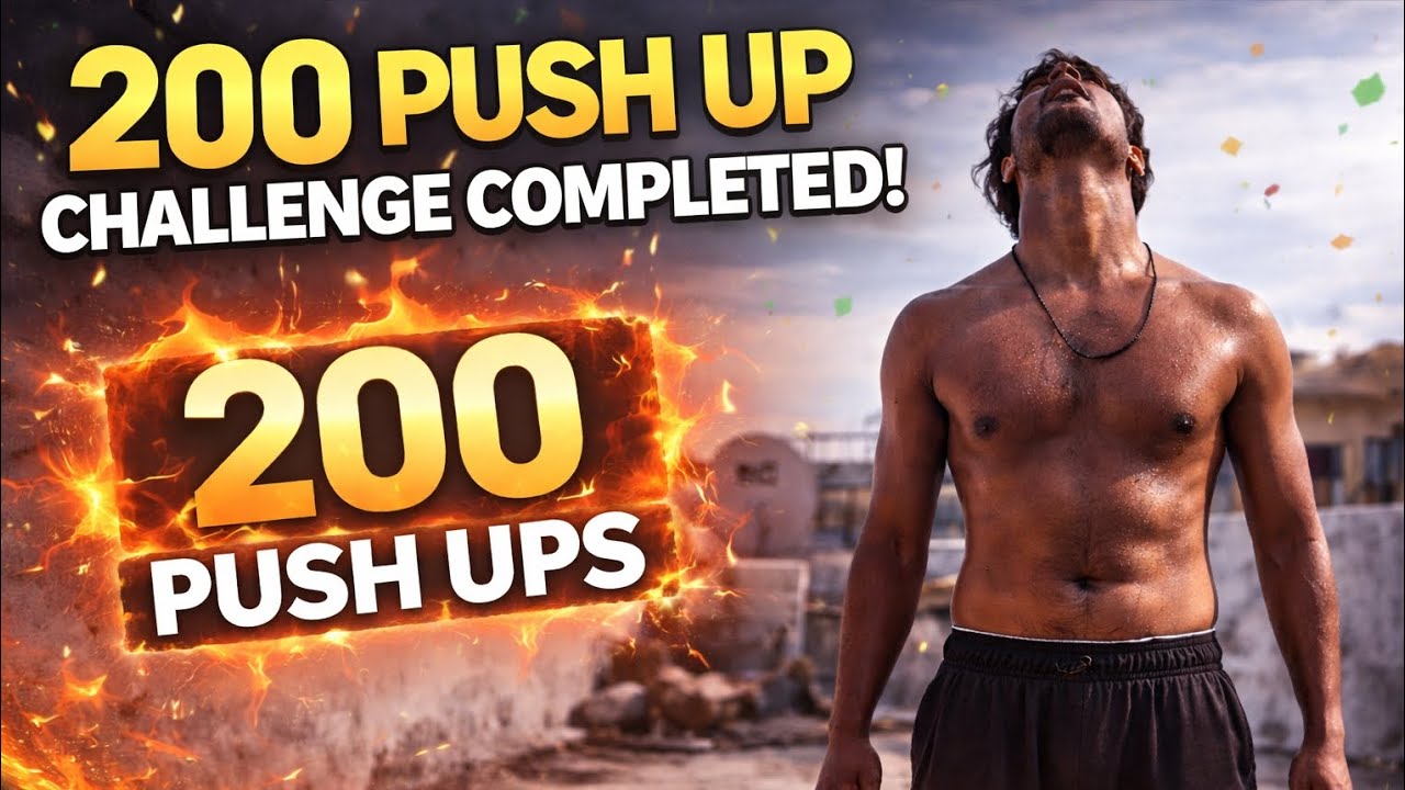200 push up challenge completed 💪🏻| #motivation #challenge #pushupchallenge #viralvideo #iron 