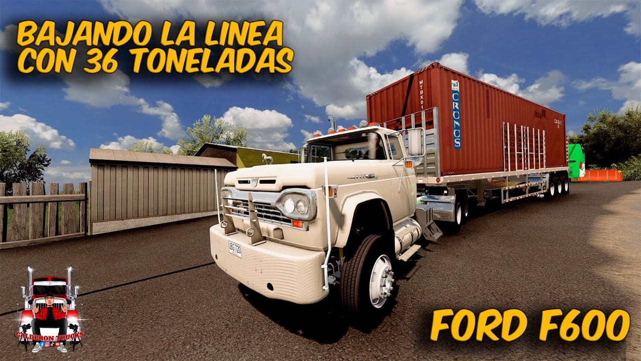 Bajando el ALTO DE LA LINEA con 36 TONELADAS en FORD F600 | American Truck Simulator