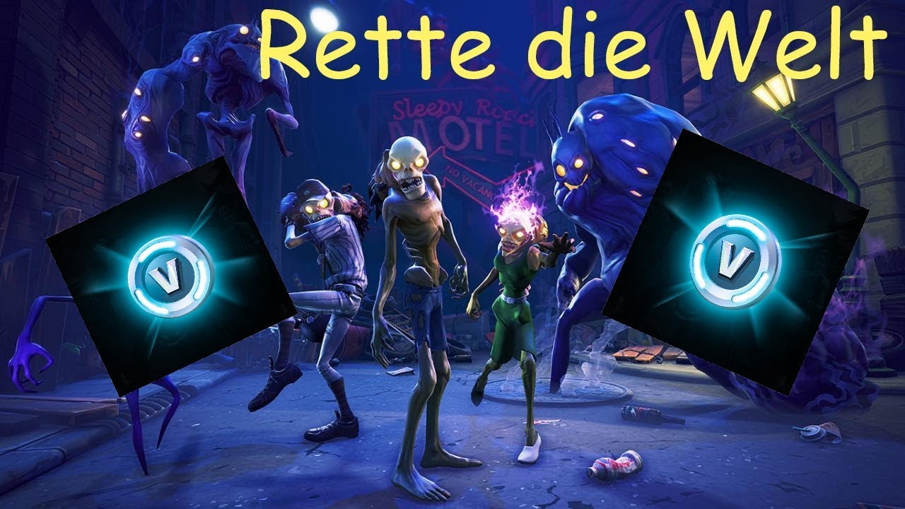 Fortnite - Rettet die Welt - Herausforderung - Haltet das Tor und Mission erfüllt - V-Bucks