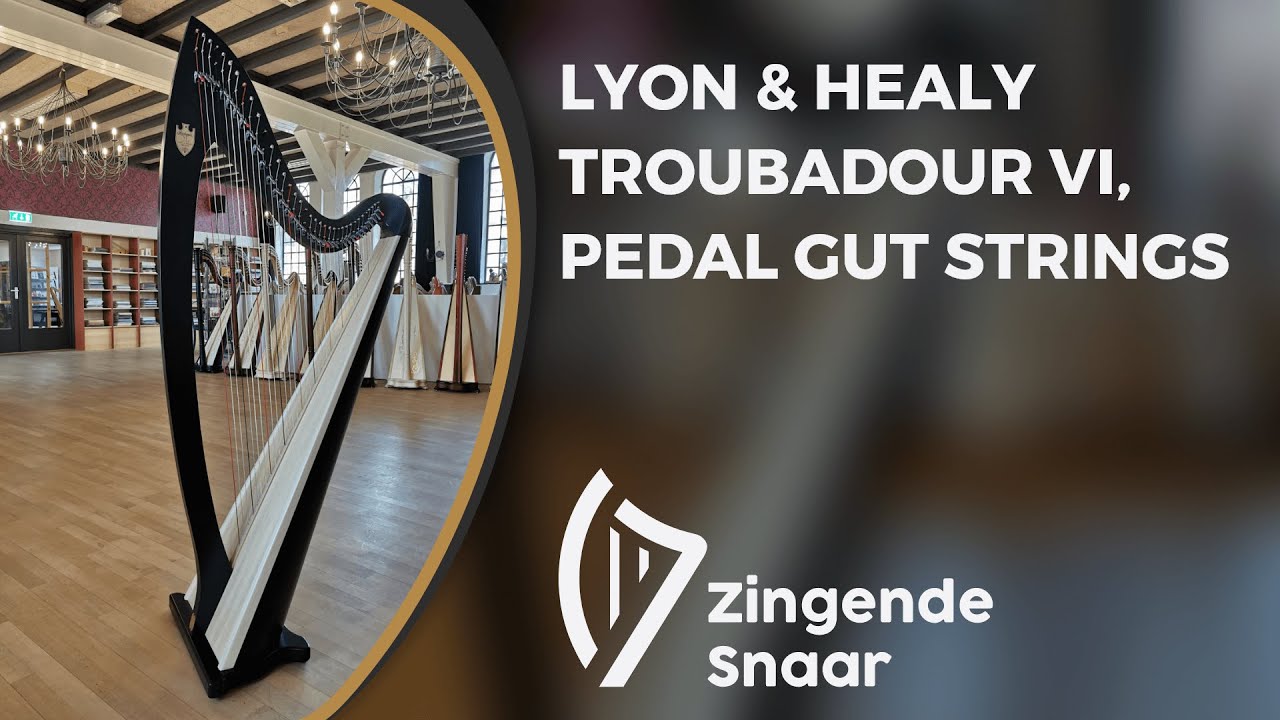 Lyon & Healy Troubadour VI, pedal gut strings