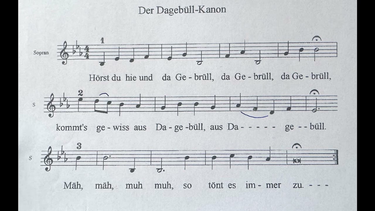 Der Dagebüll-Kanon