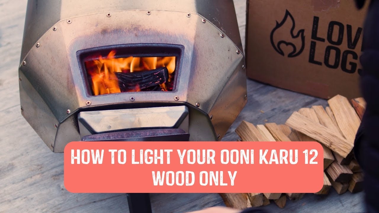 Как разжечь свечу Ooni Karu 12 (только дрова)