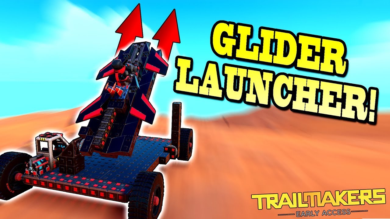 THIS VEHICLE LAUNCHES A GLIDER! - Trailmakers Early Access Gameplay Ep44