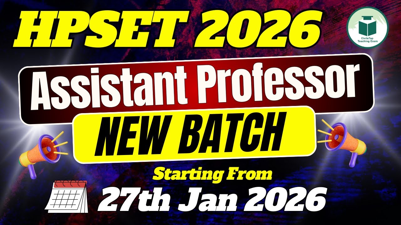 HP SET 2026 | NEW BATCH | STARTING FROM 27TH JANUARY 2026 | JOIN NOW