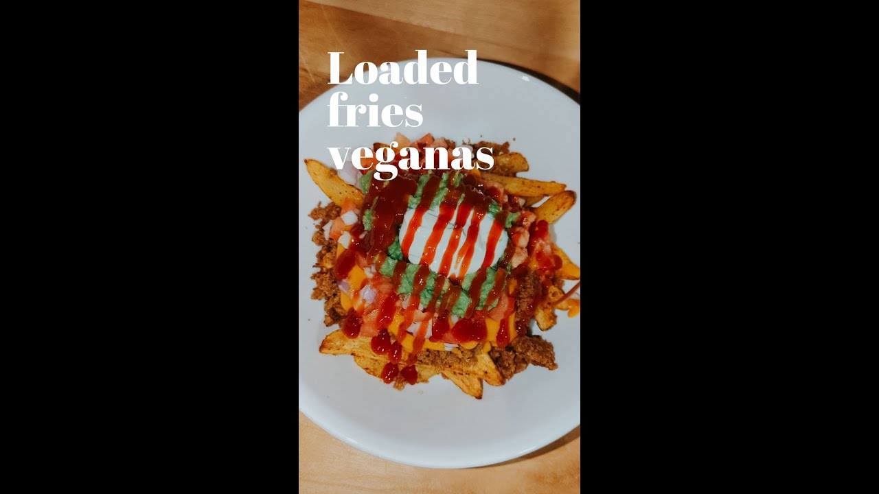 Loaded fries veganas #shorts