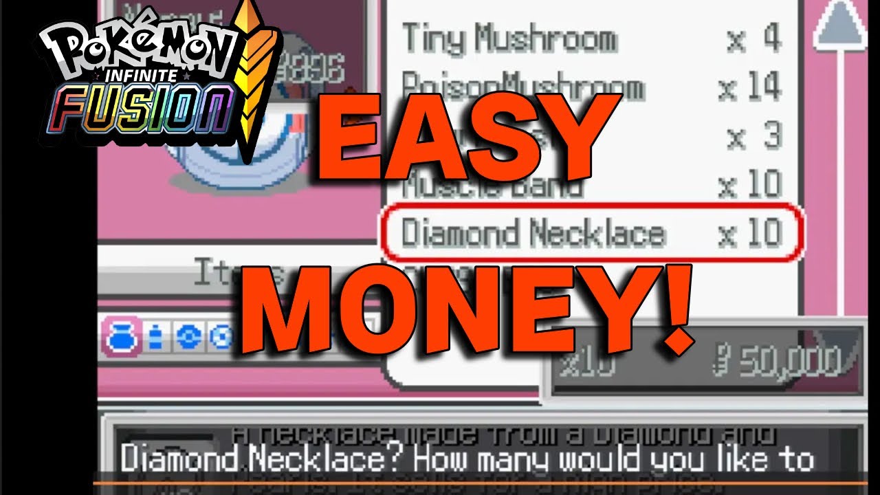 Easy Money Early Game ! - Pokemon Infinite Fusion Gameplay Easy Money Fast