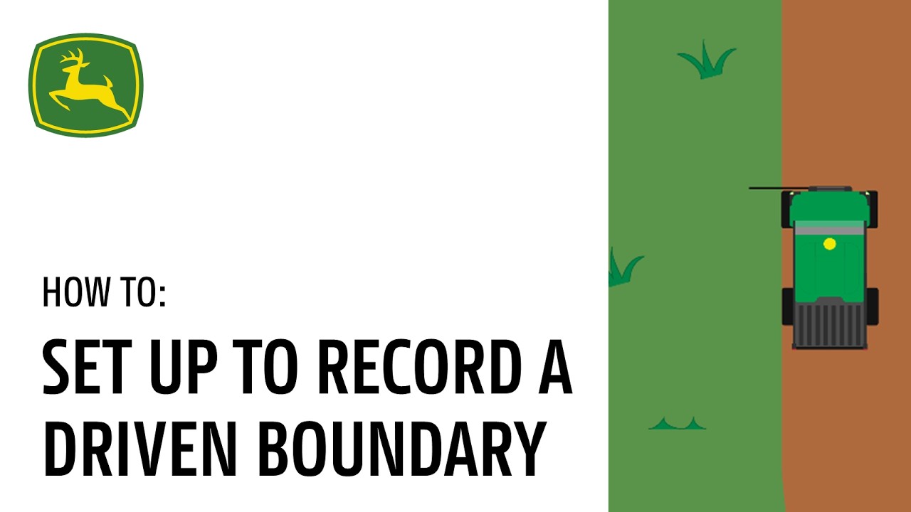 Boundaries Part 1: How To Set Up To Record A Driven Boundary