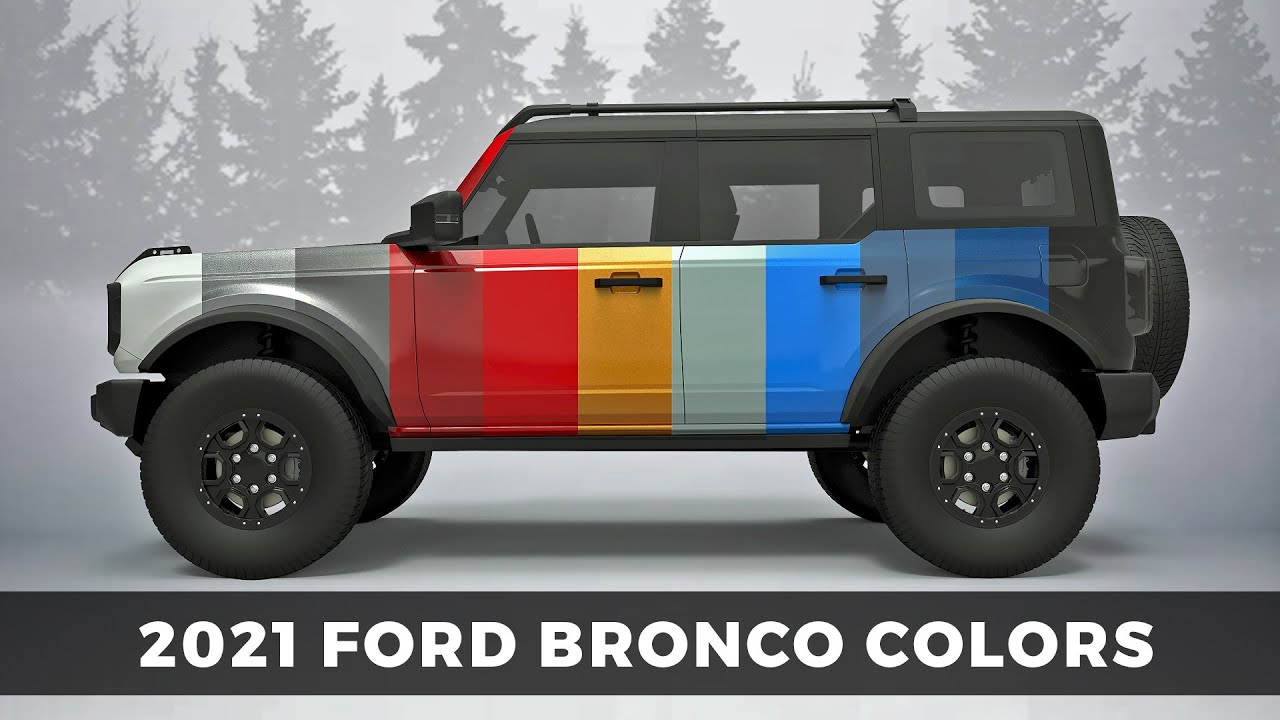 2021 Ford Bronco Colors