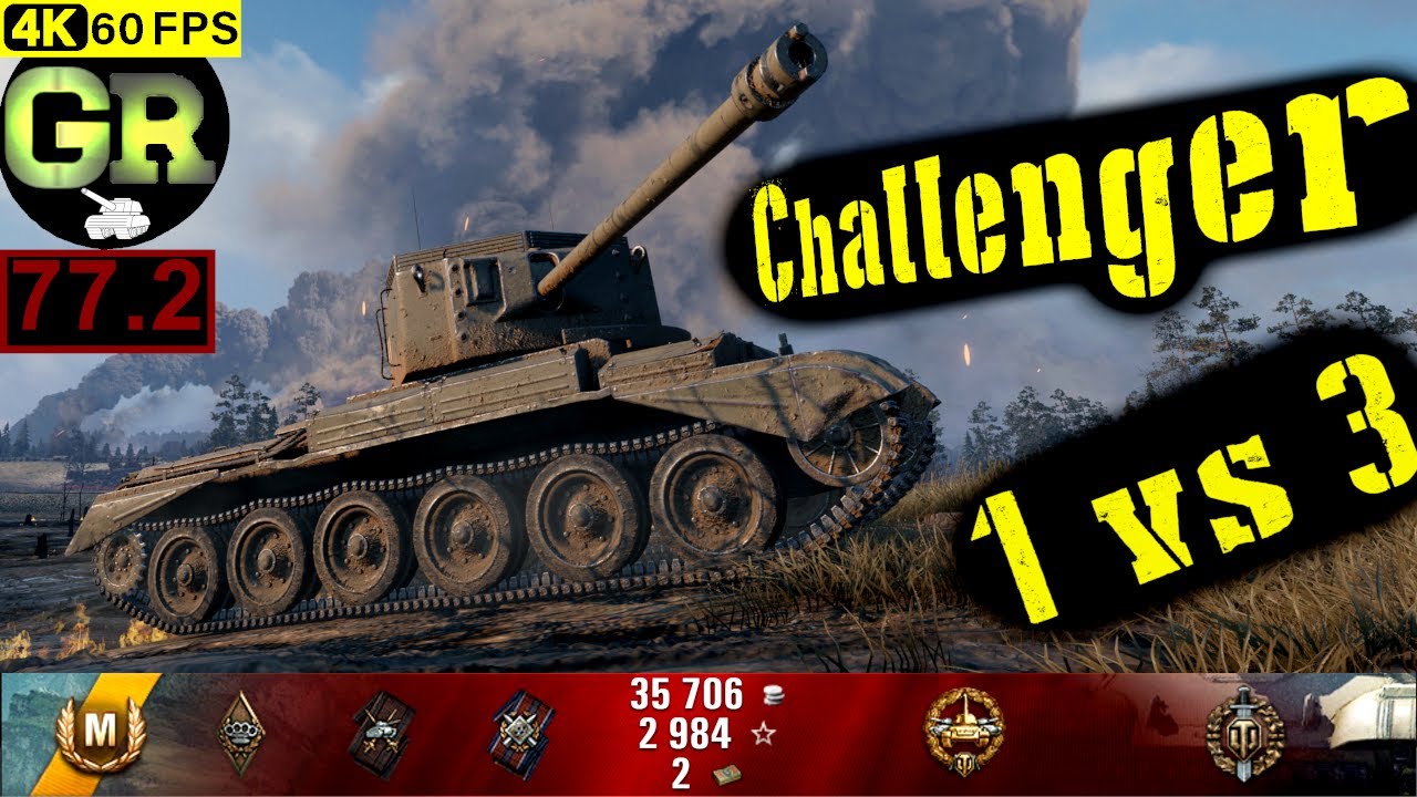 77_World of Tanks Challenger WoT Replay - 6 Kills 3.5K DMG(Patch 1.5.0)