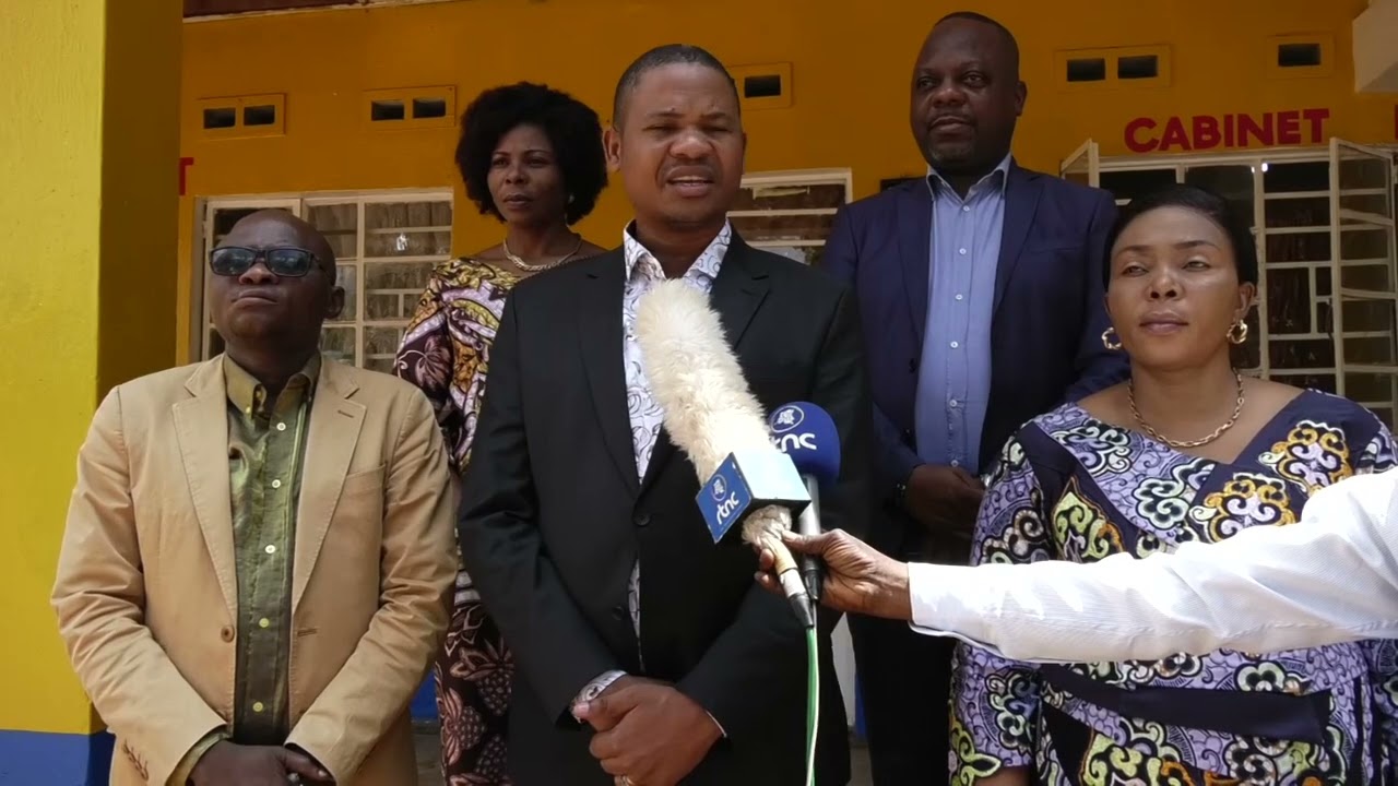LE MAIRE DE MBUJIMAYI JEAN-MARIE NTUMBA REÇOIT LE MAIRE DE LUBUMBASHI MARTIN KAZEMBE SHULA