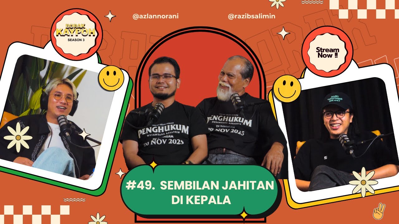 BORAK KAYPOH S3 - EP 49 Kisah Seorang Stuntman Yang Naik Jadi Hero. | Razib Salimin & Azlan Norani0