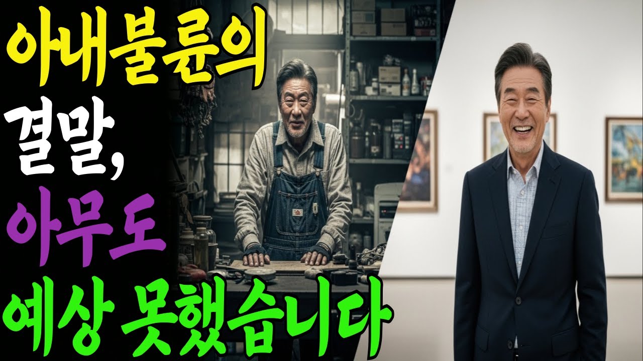 아내 불륜의 결말, 아무도 예상 못했습니다