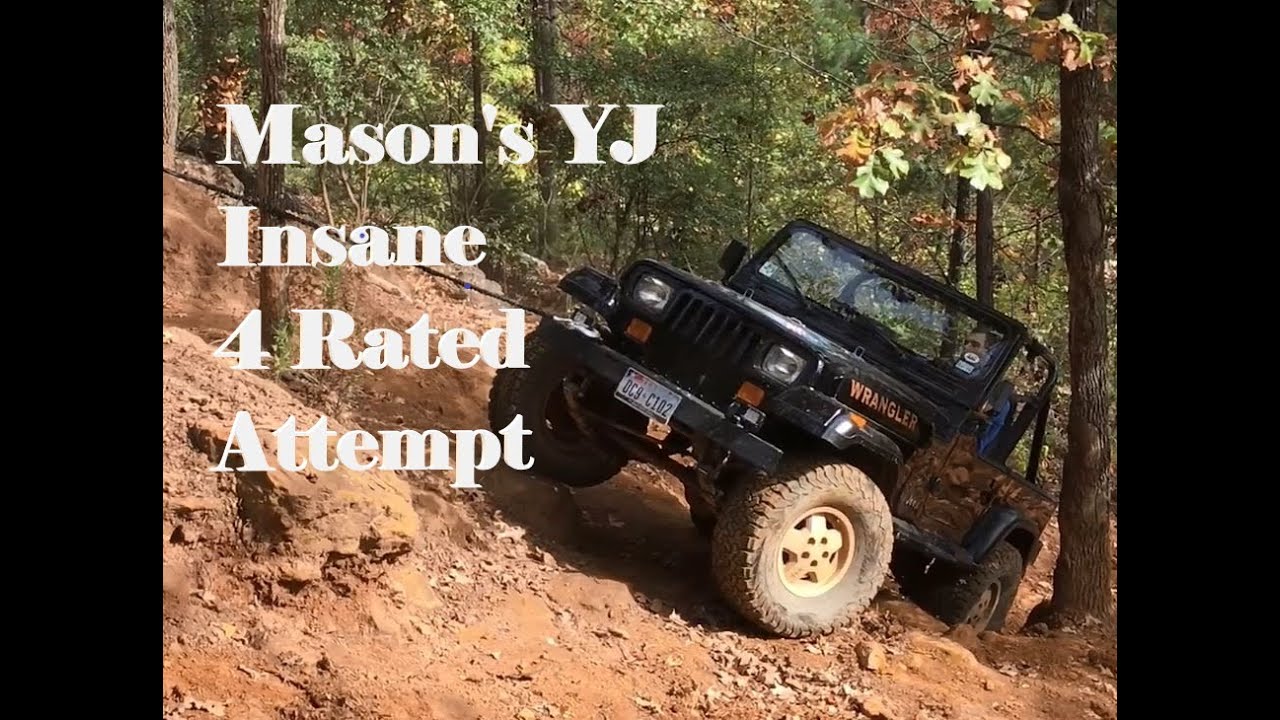 60FPS | Jeep YJ 2.5 inch Rubicon Express on 33s Climbing Jerry Paul's Expressway BMRA 2018