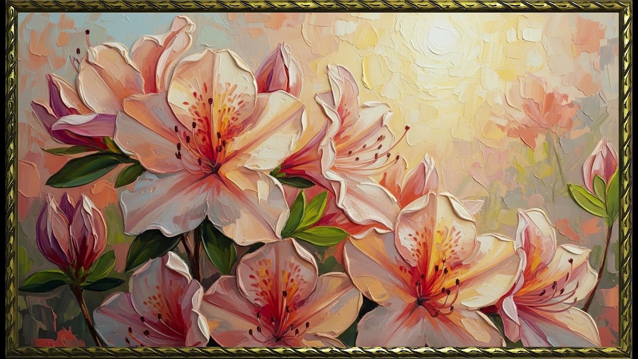 Spring’s Softest Blossom Glow| Dreamy Spring Floral Art for Frame TV | 4K Screensaver