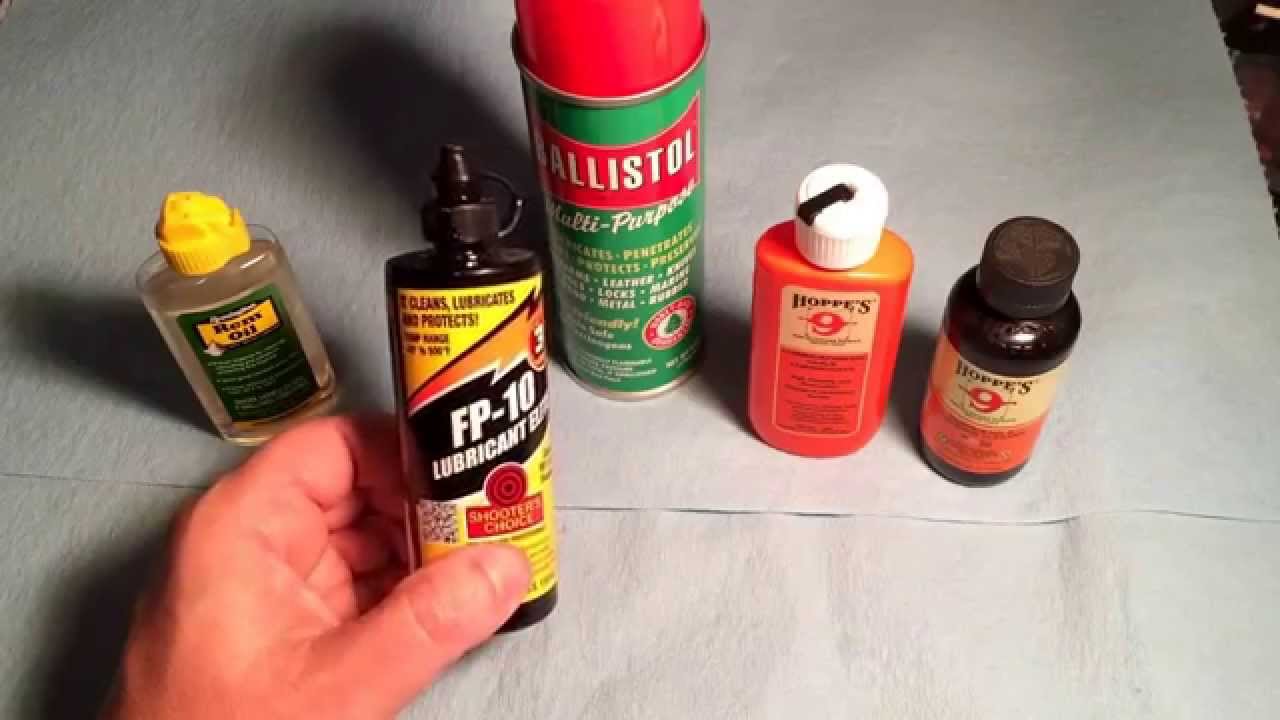 Gunsmithing tip #4 - Lubricants and cleaners