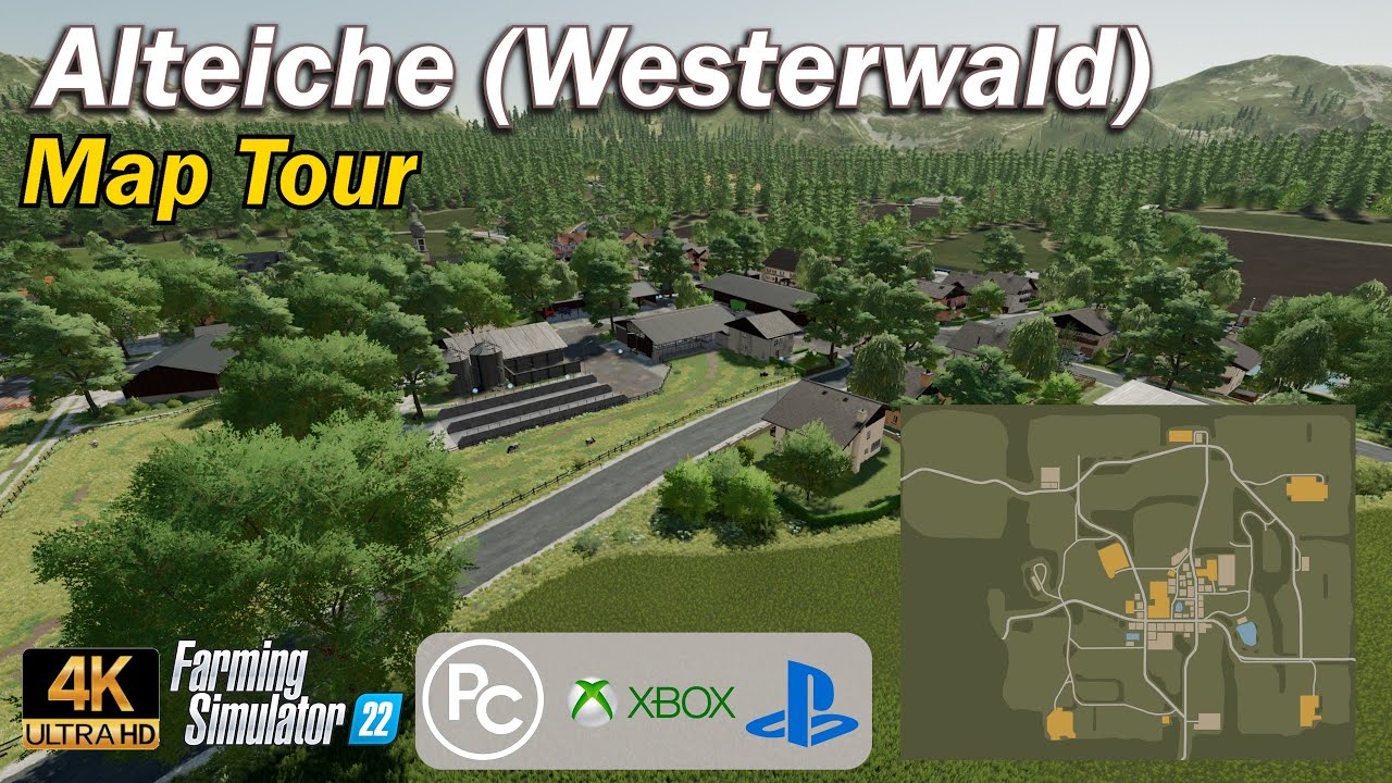 Alteiche (Westerwald) | Map Tour | Farming Simulator 22