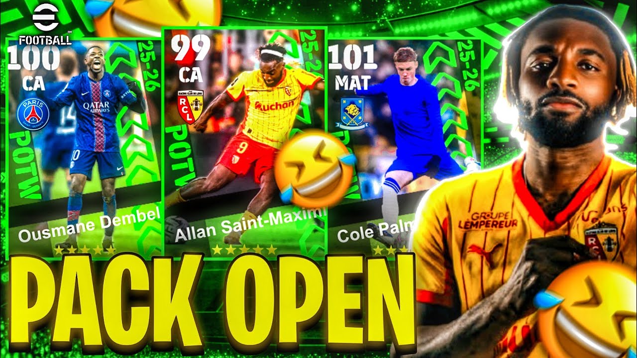🤣 DEU BOM? PACK OPEN ATRÁS DO SAINT MAXIMIN DRIBLADOR NATOKKKKKKK no eFootball 2026 Mobile! 
