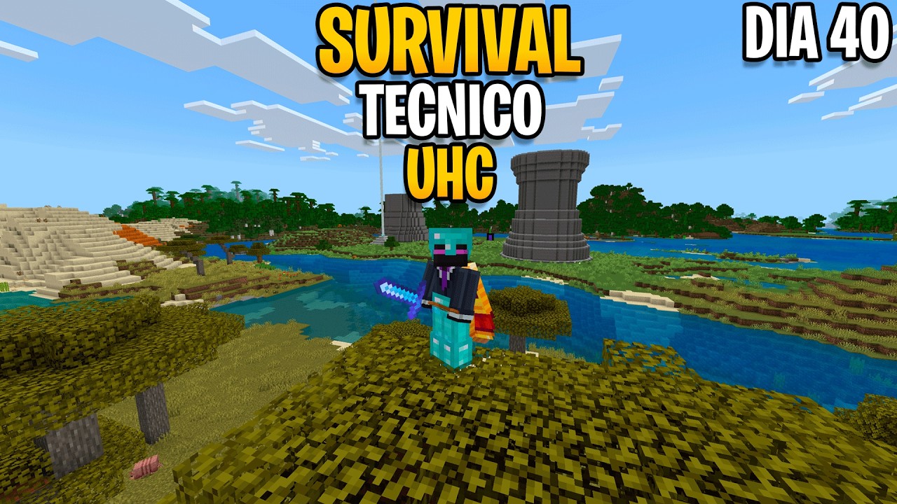 Survival Técnico UHC Minecraft Bedrock Dia 45 Fin ahora si ?