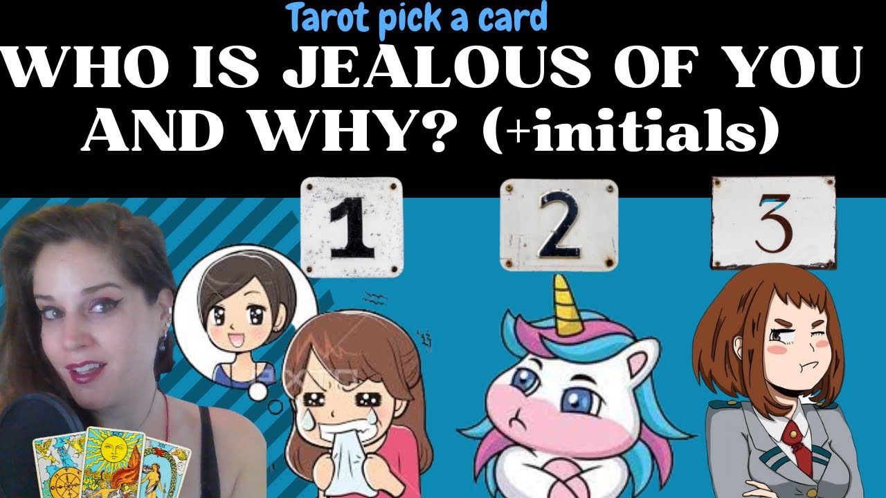 WHO IS JEALOUS OF YOU AND WHY? (+initials) TAROT PICK A CARD #tarot #pickacard