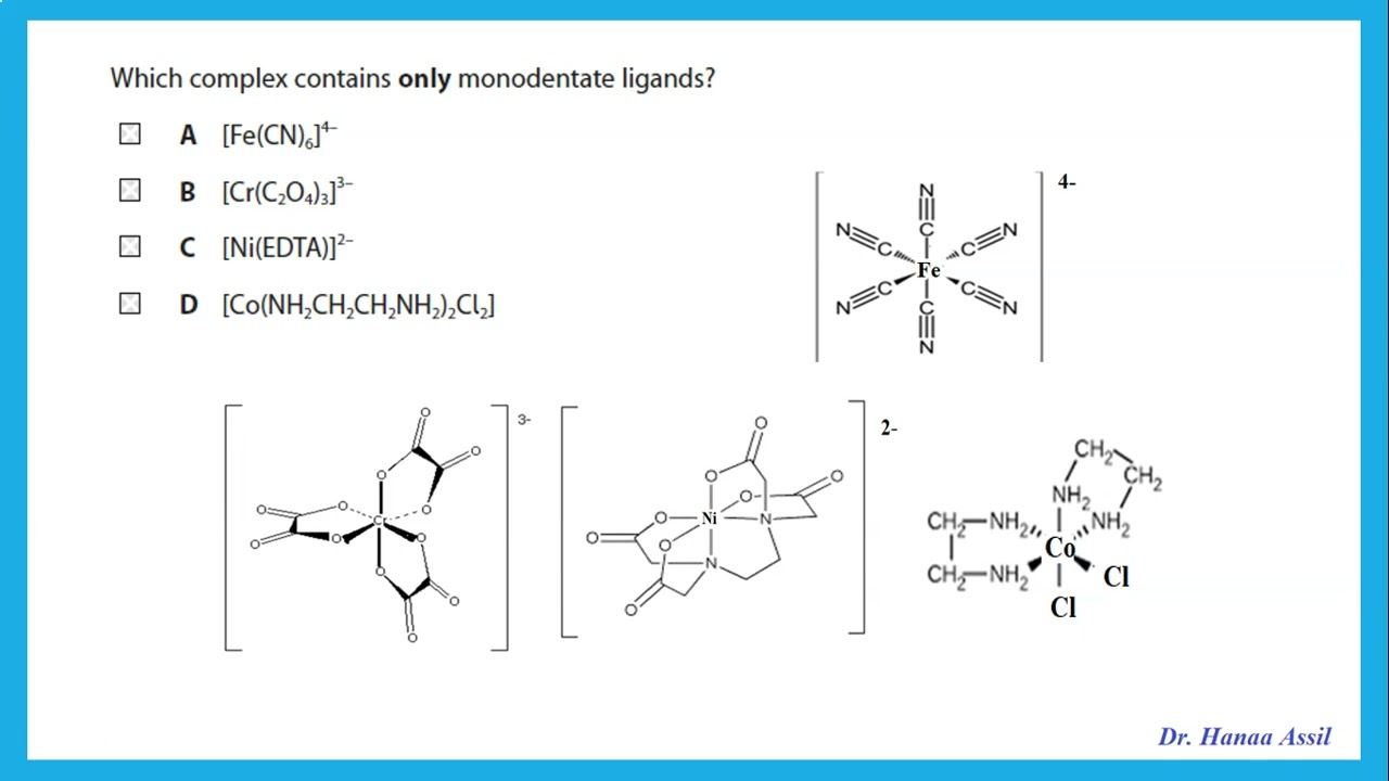 Transition Metals Q & A -  A2 Chemistry Edexcel  - Dr  Hanaa Assil