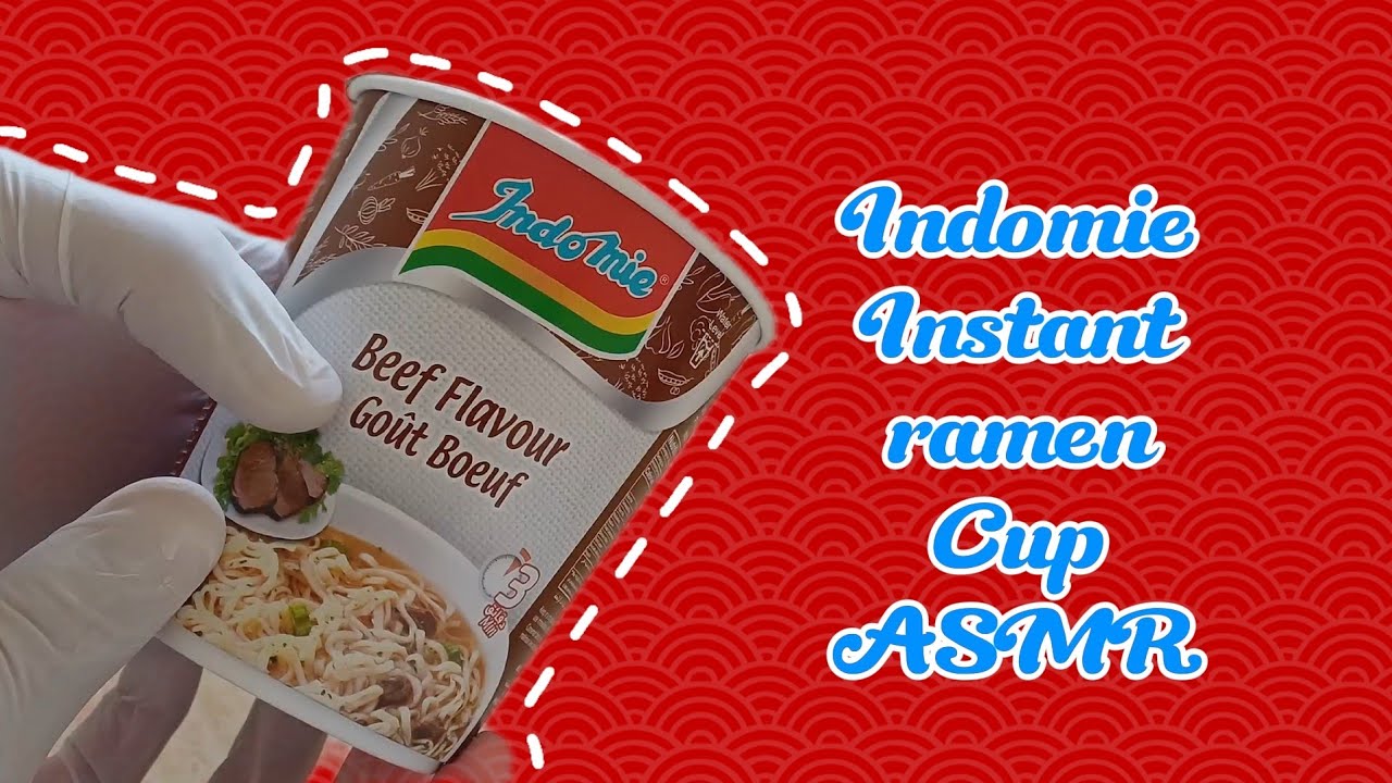 Is Indomie Noodle Cup Actually The Best Instant Ramen? I guess so (ASMR Taste Test)