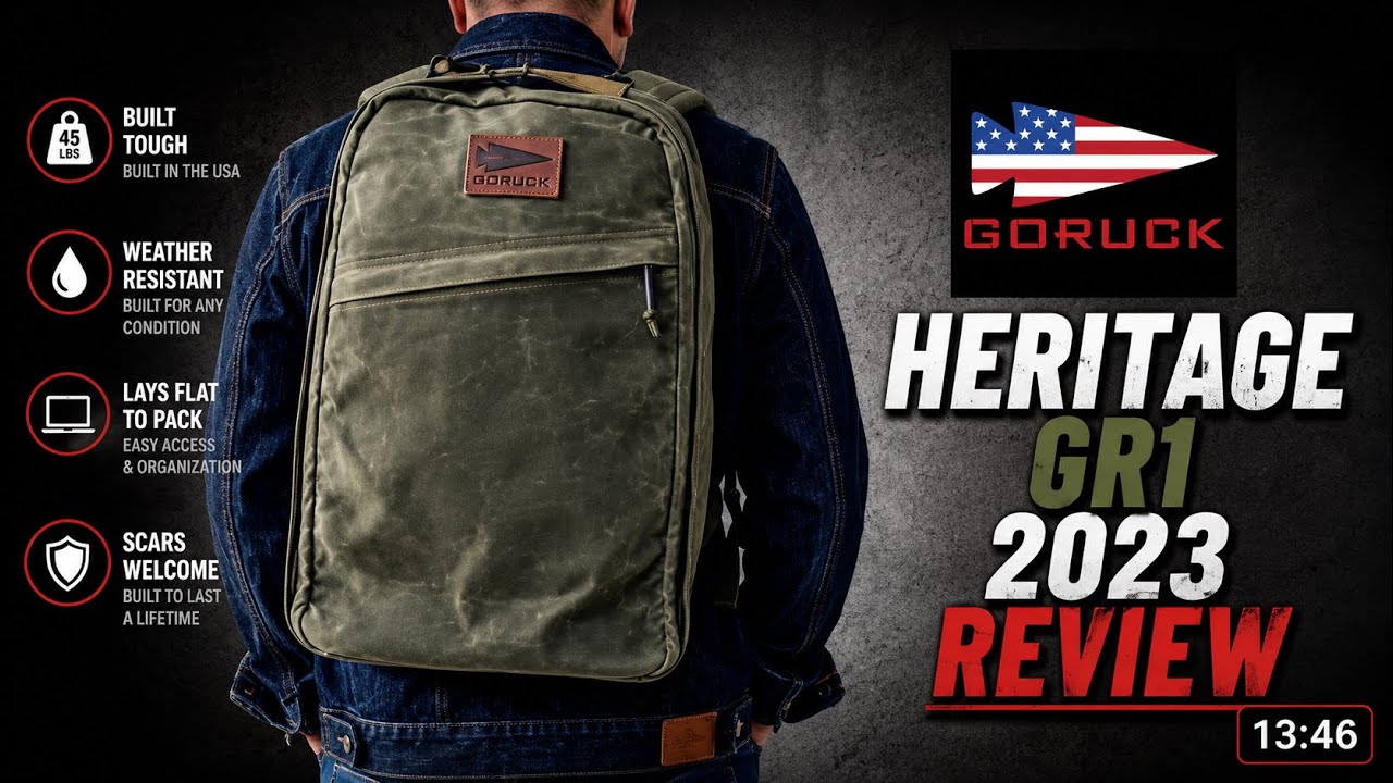 GORUCK Heritage GR1 2023 Review & Loadout @GORUCK