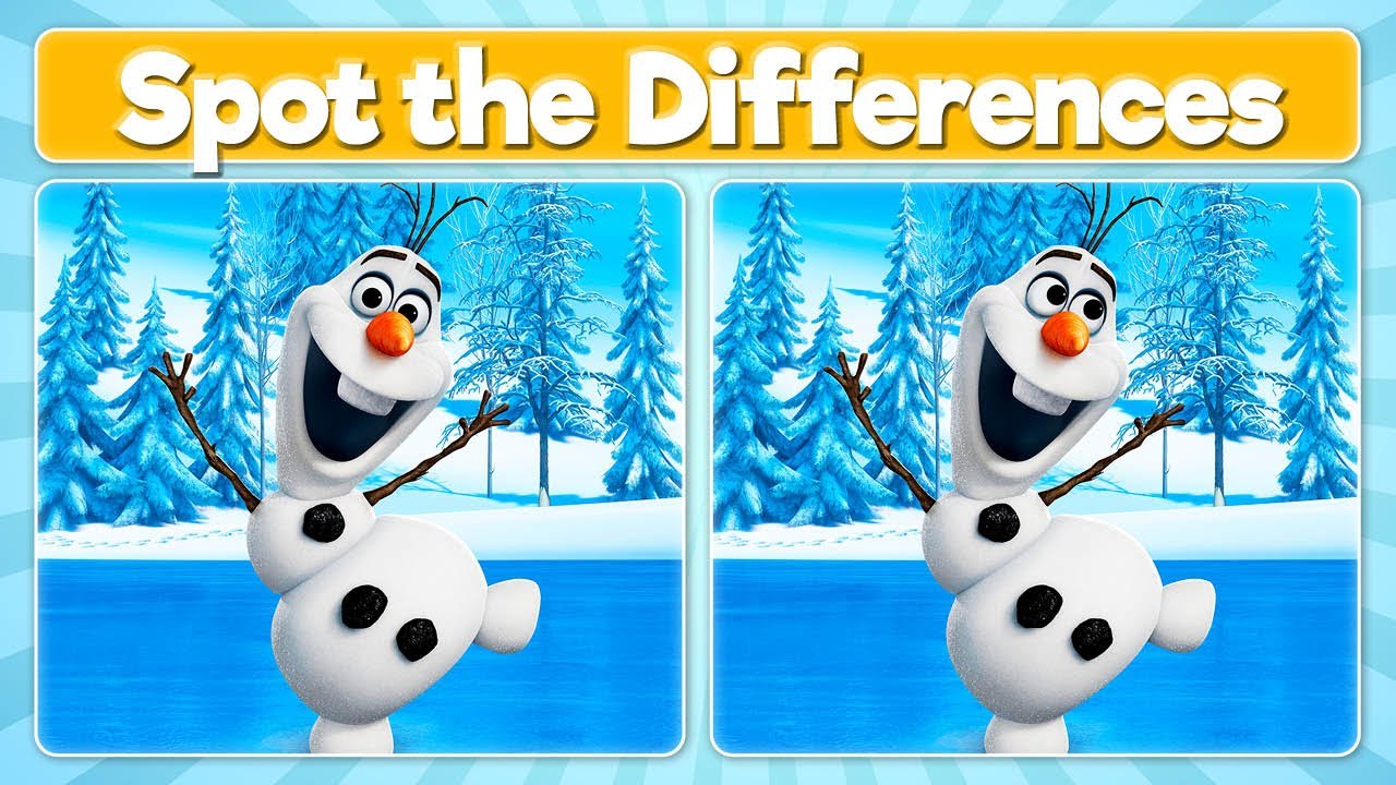 Spot the Differences Frozen