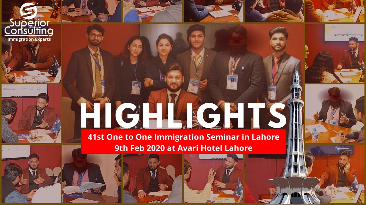 Highlights: 41st Immigration Seminar in Lahore | One to One Consultations | Superior Consulting