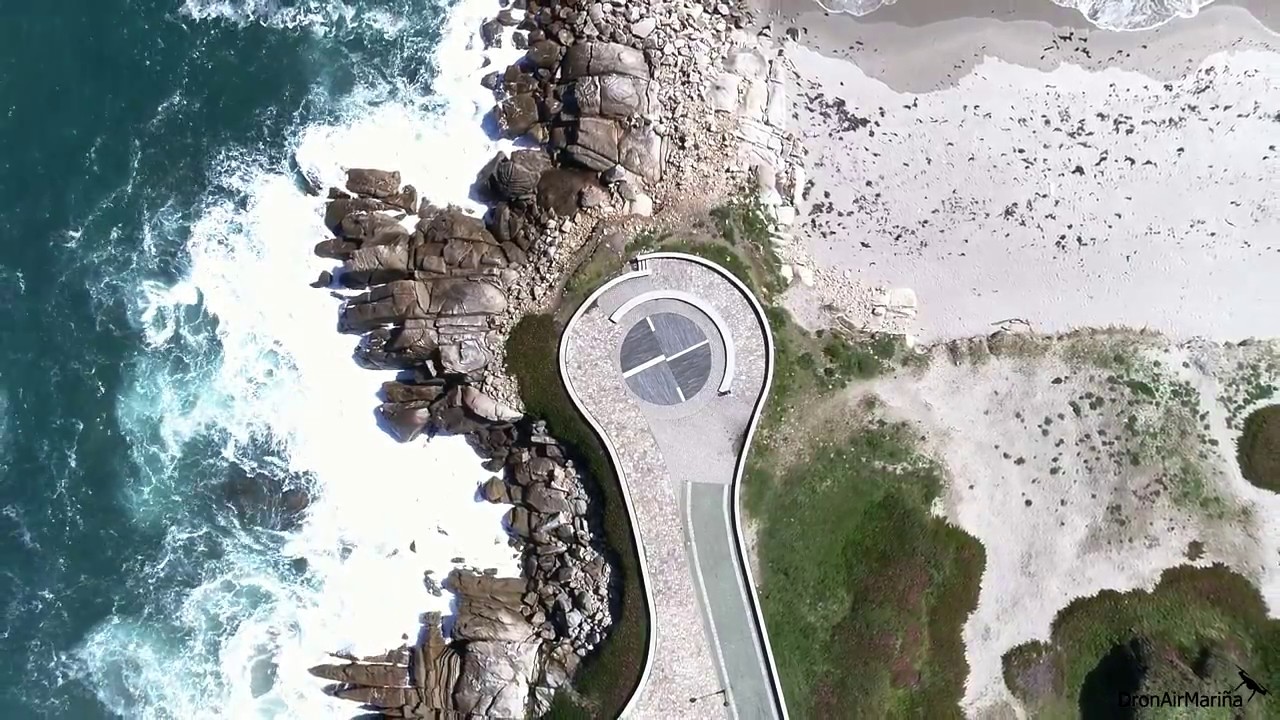 Burela a vista de Dron