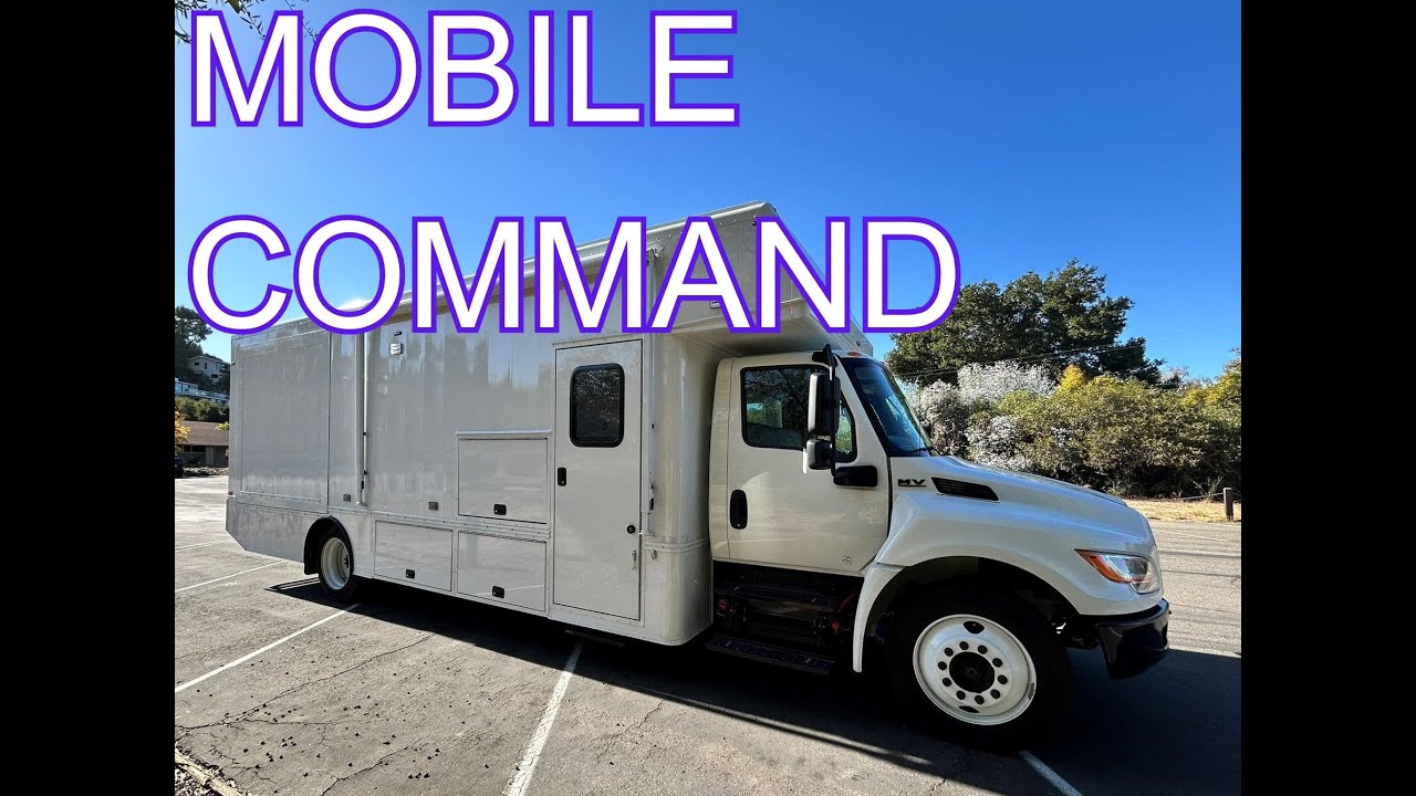 TRIVAN TRUCK BODY - MOBILE COMMAND CENTER for SANTA CLARA COUNTY SHERIFF