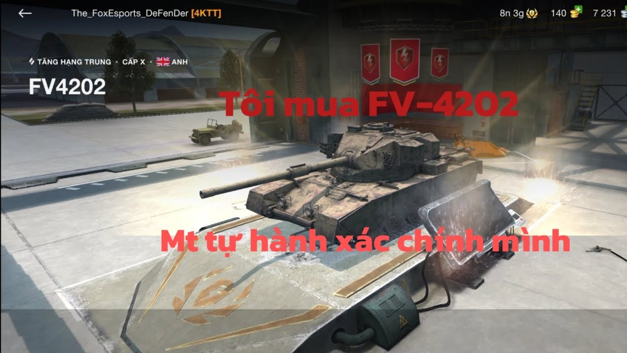 Tôi mua FV-4202 trong WoT Blitz (Tập 3) |Thành Rum DeFenDer|