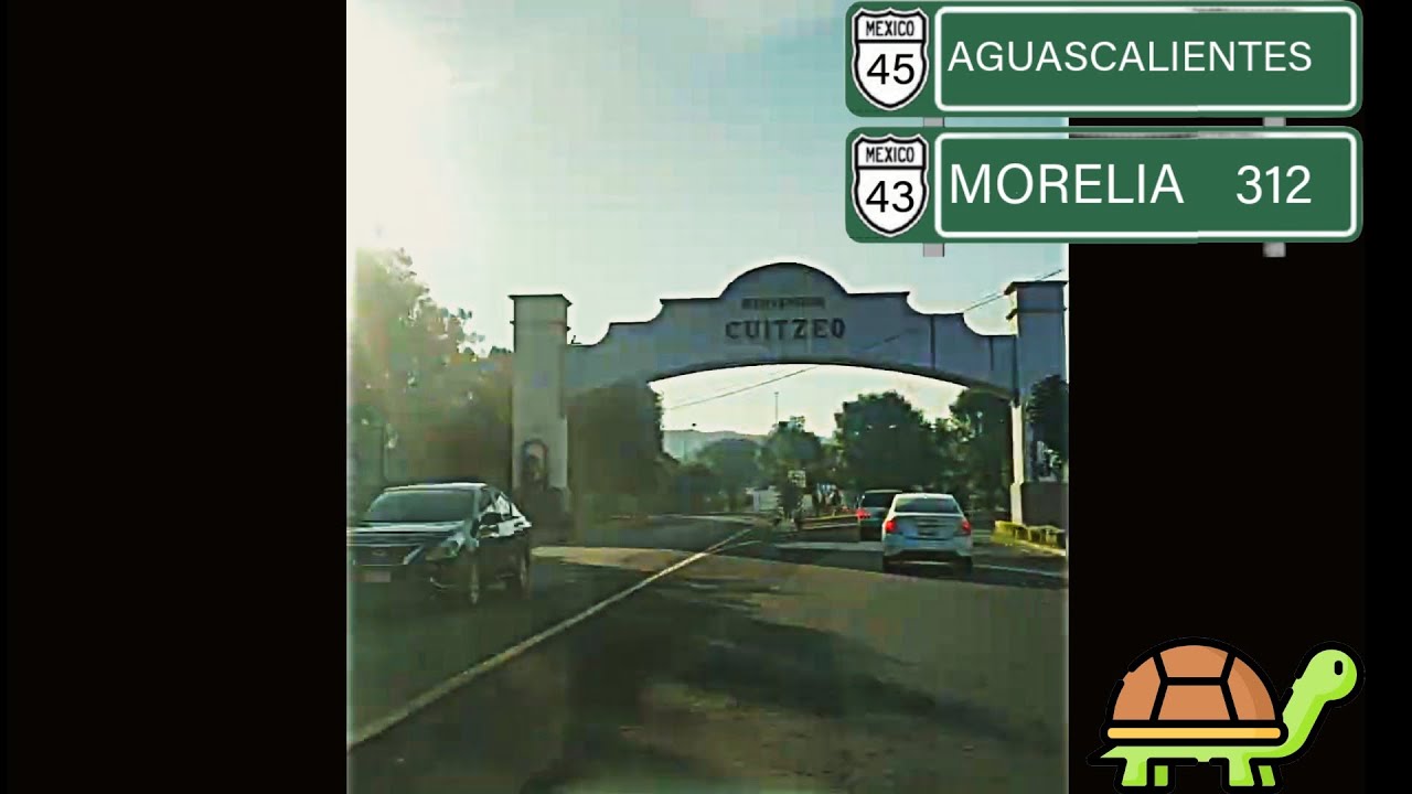 🇲🇽De Cd de Aguascalientes a Morelia, Michoacán (via libre)(tiempo real)