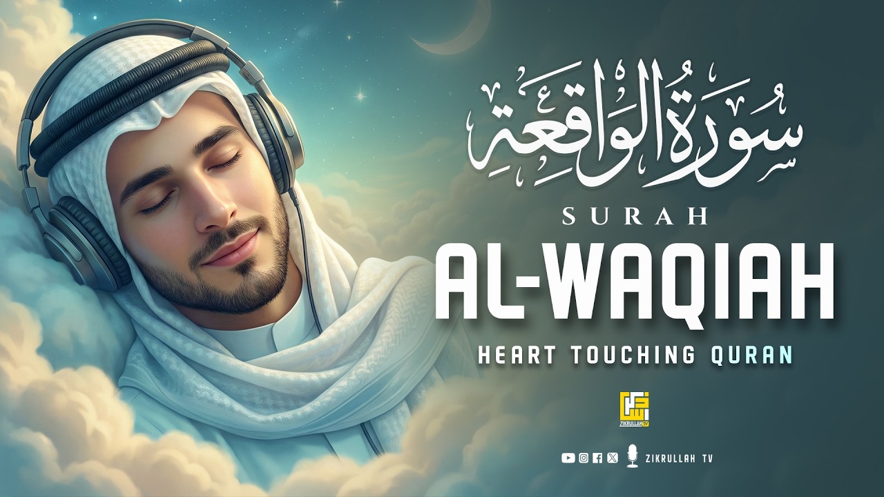 Surah Al-Waqi’ah سورة الواقعة | Night Quran to Ease Anxiety & Overthinking #relaxingquran