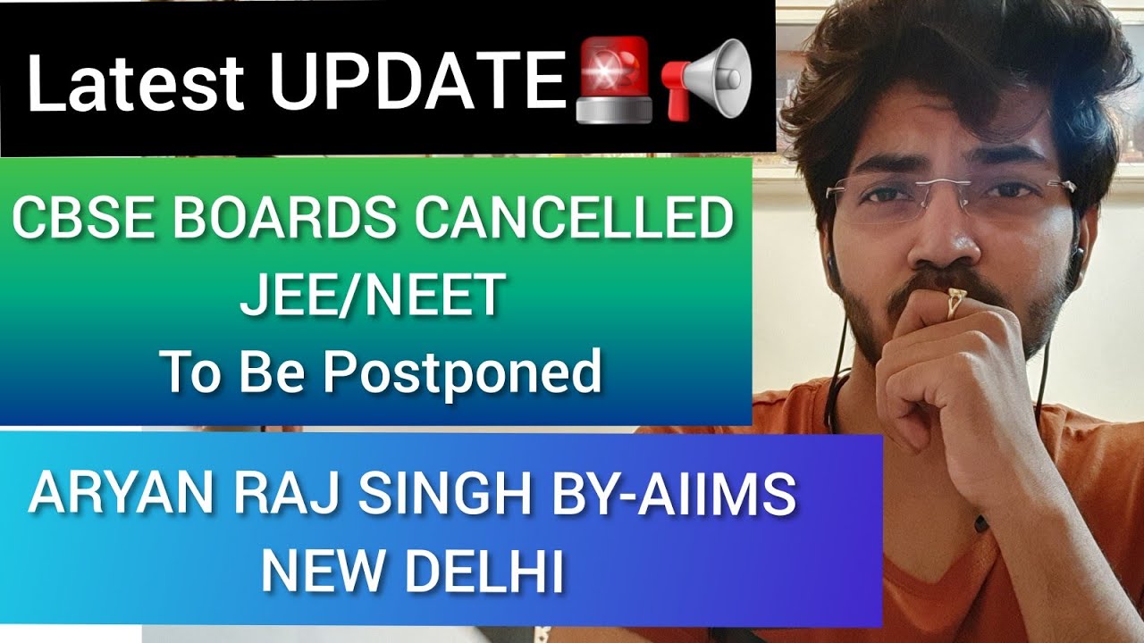 Latest UPDATE 🚨📢!!NEET/JEE POSTPONEMENT Expected❤️🙏#HealthoverEXAMS