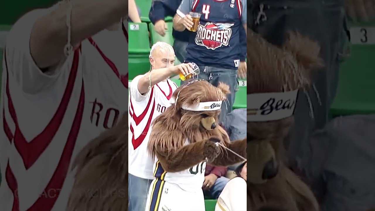 This mascot is WILD for this 😳🤣 #shorts
