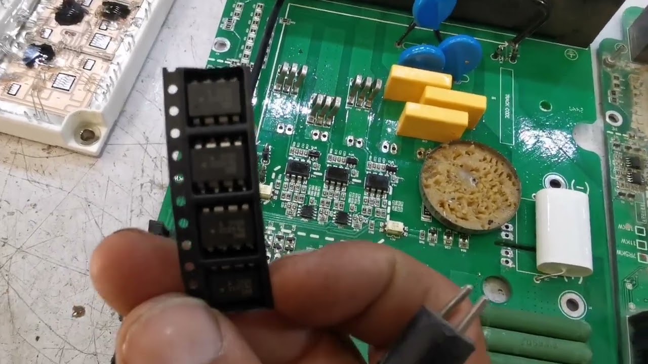 How to repair 7.5kw inverter igbt #explore #solar #vfd #electronic #beautiful #viralvideo