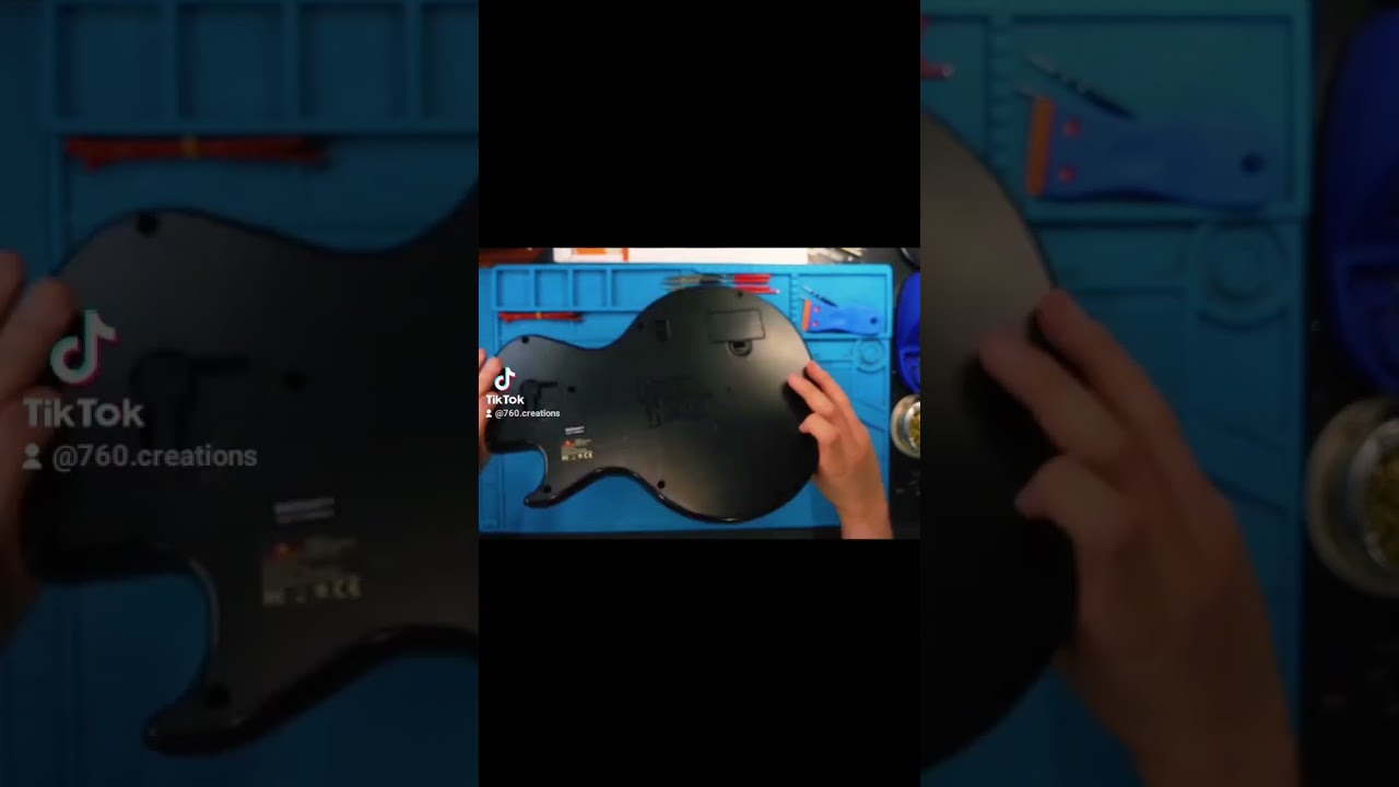 Guitar Hero Sticker Removal Part 1 #shorts #guitarhero #clonehero #satisfying #diy