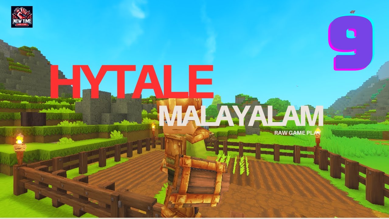 HYTALE ep 9 | Making Food Farm in Hytale | Malayalam | Raw Game play #hytale #malayalam