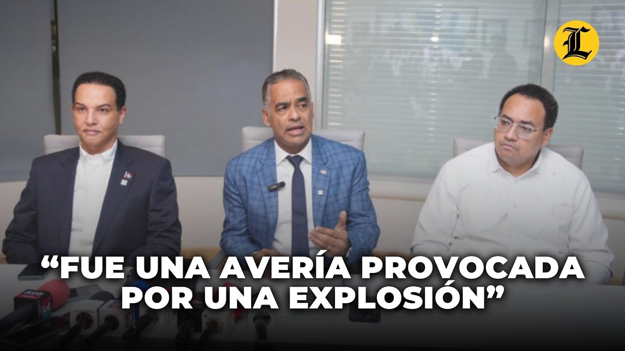 Joel Santos sobre apagón general: “Fue una avería provocada por una explosión”