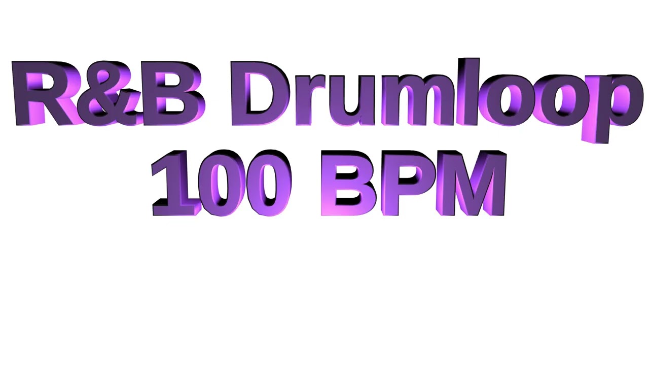 R&B Drum Loop 100 BPM