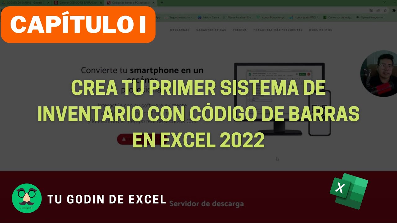 CREA TU PROPIO SISTEMA DE INVENTARIO  CON CÓDIGO DE BARRAS EN EXCEL 2022 (NIVEL BÁSICO, SIN MACROS)